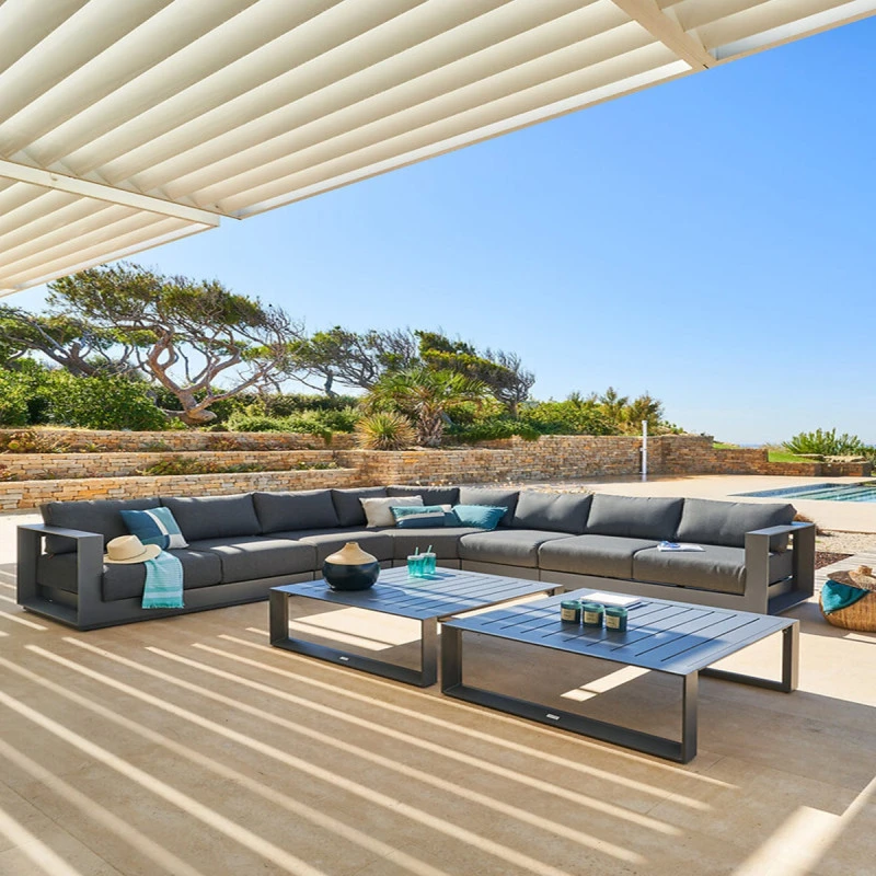 Chauffeuse 1 Place Pour Salon Allure Graphite Hespéride – Image 2