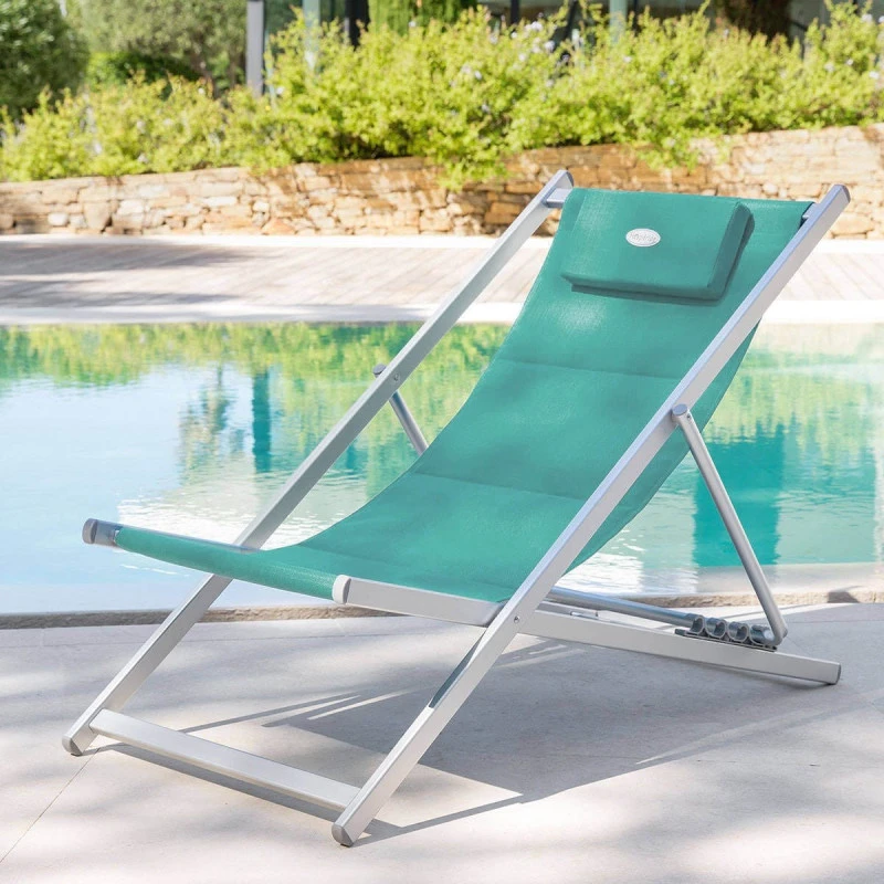 Chilienne Inclinable Honolulu Vert émeraude Hespéride