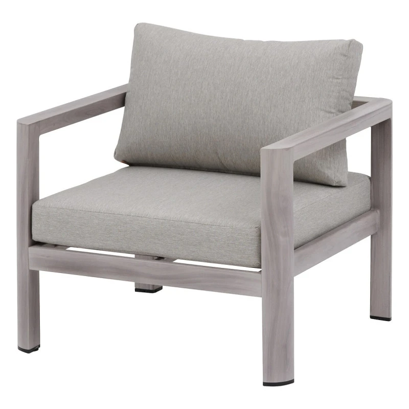 Fauteuil De Jardin Jauca Noisette / Gris Boisé Hespéride