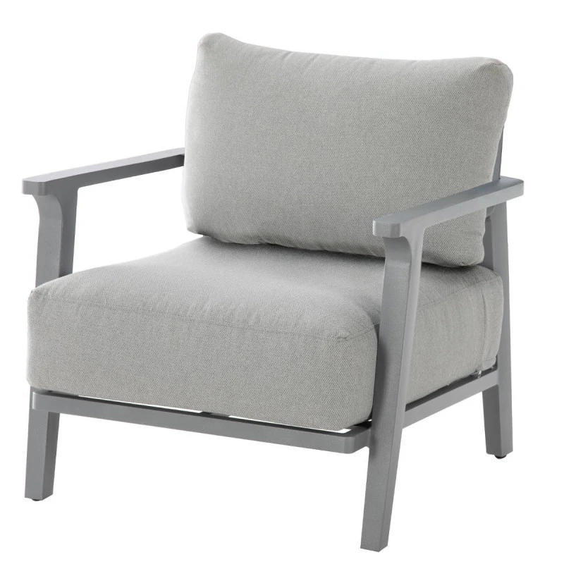 Fauteuil De Jardin Pulpy Gris Quartz Hespéride