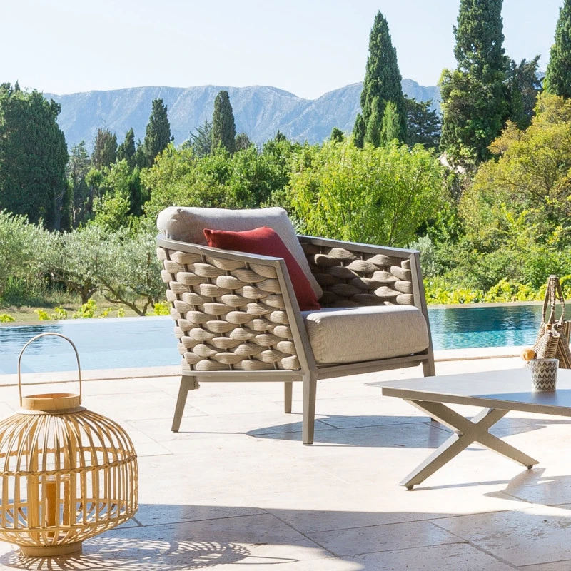 Fauteuil De Salon Extérieur 1 Place Embruns Hespéride – Image 2