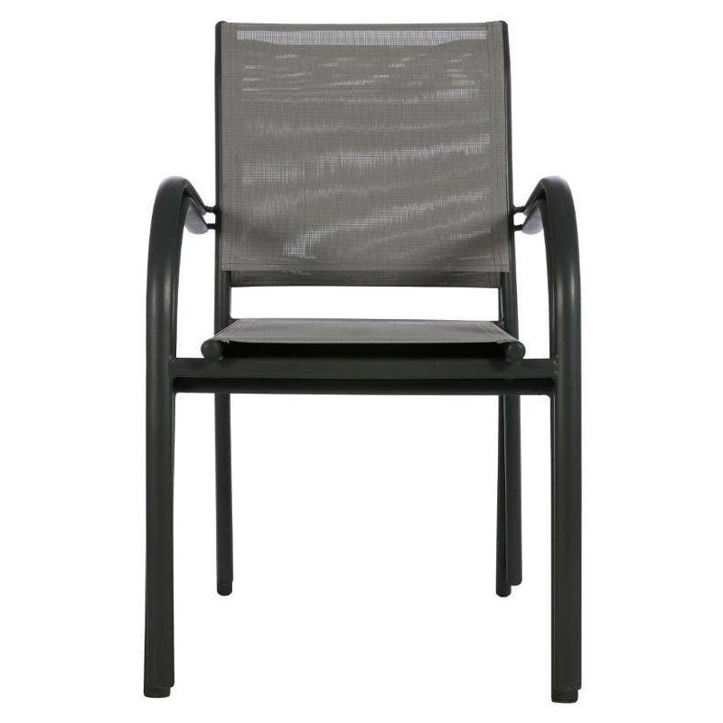 Fauteuil Empilable Piazza Hespéride Galet/graphite – Image 3