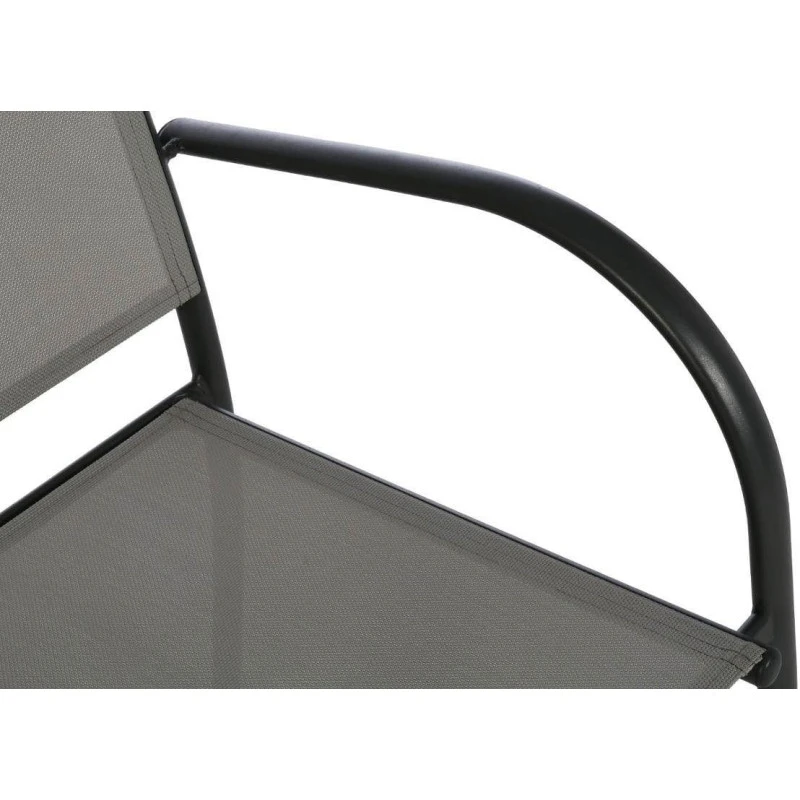 Fauteuil Empilable Piazza Hespéride Galet/graphite – Image 5