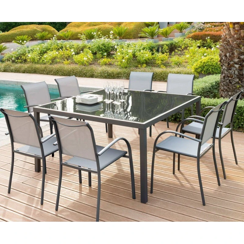 Fauteuil Empilable Piazza Hespéride Galet/graphite – Image 6