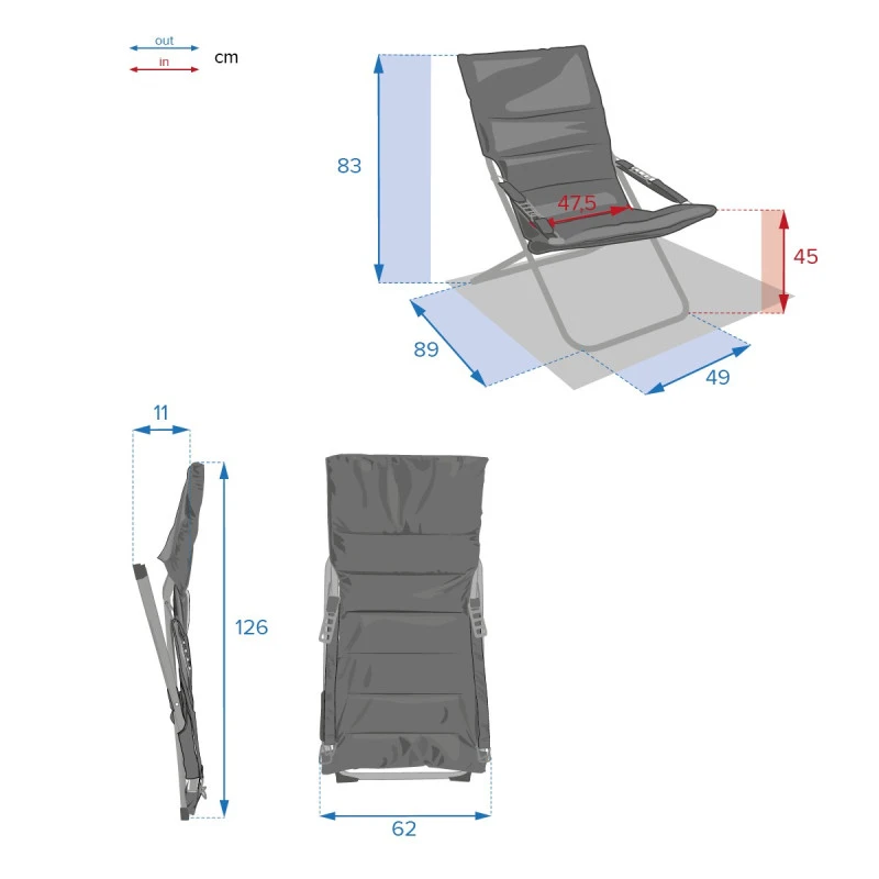 Fauteuil Relax Milos Jaune Moutarde Hespéride – Image 4