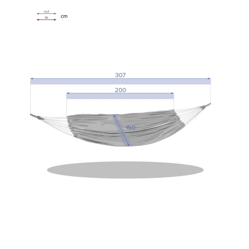 Hamac Sans Support Yaqui Framboise Hespéride – Image 4