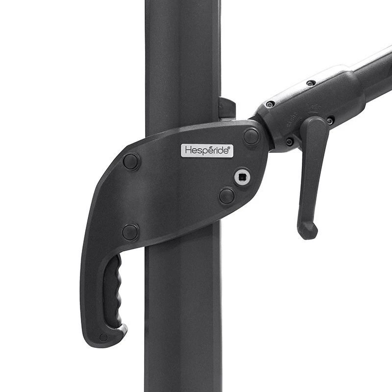 Parasol Décentré Eléa Inclinable Hexagonal Bleu Canard Hespéride – Image 3