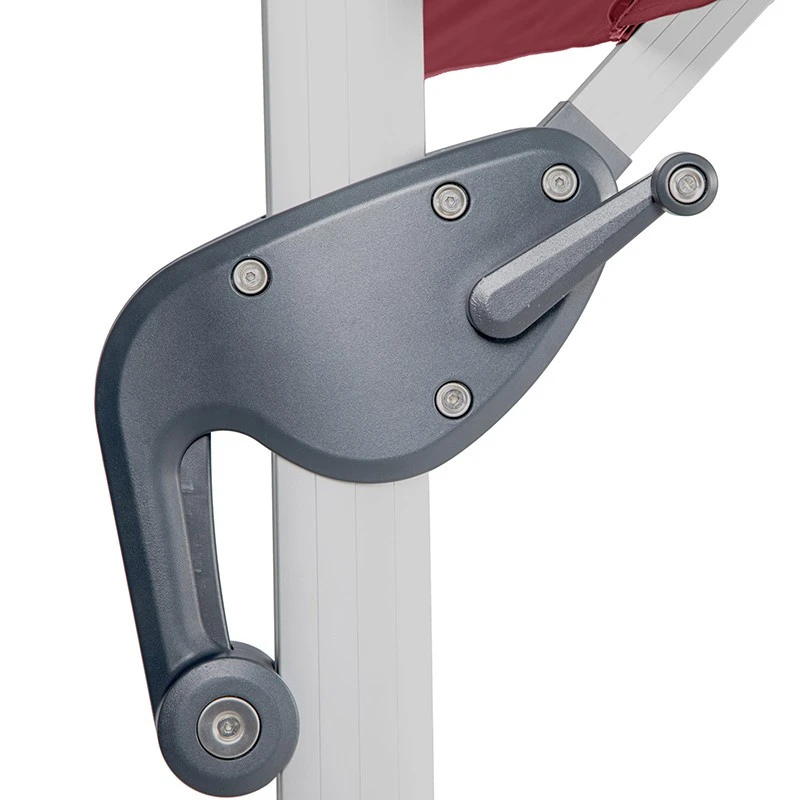 Parasol Déporté Carré Equador Bordeaux Hespéride – Image 6