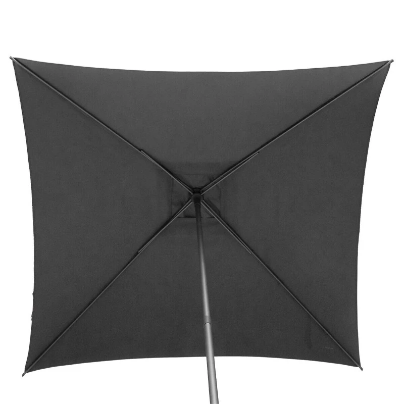 Parasol Droit Carré 2,5x2,5m Soya Ardoise Hespéride – Image 4