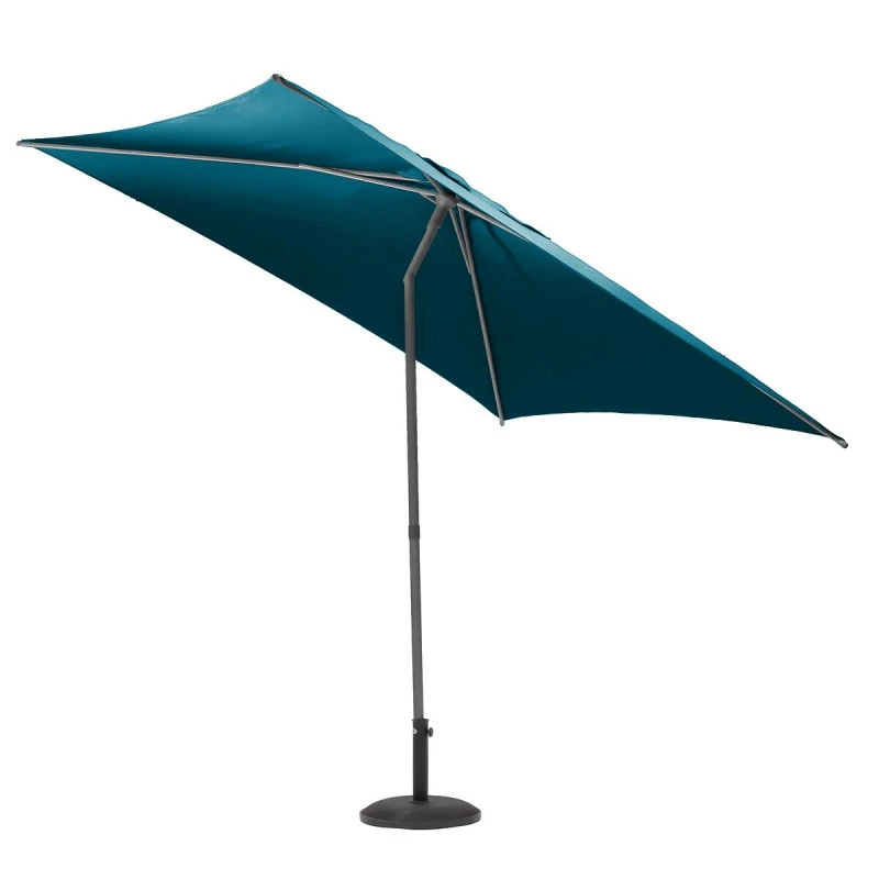 Parasol Droit Carré 2,5x2,5m Soya Bleu Canard Hespéride – Image 3