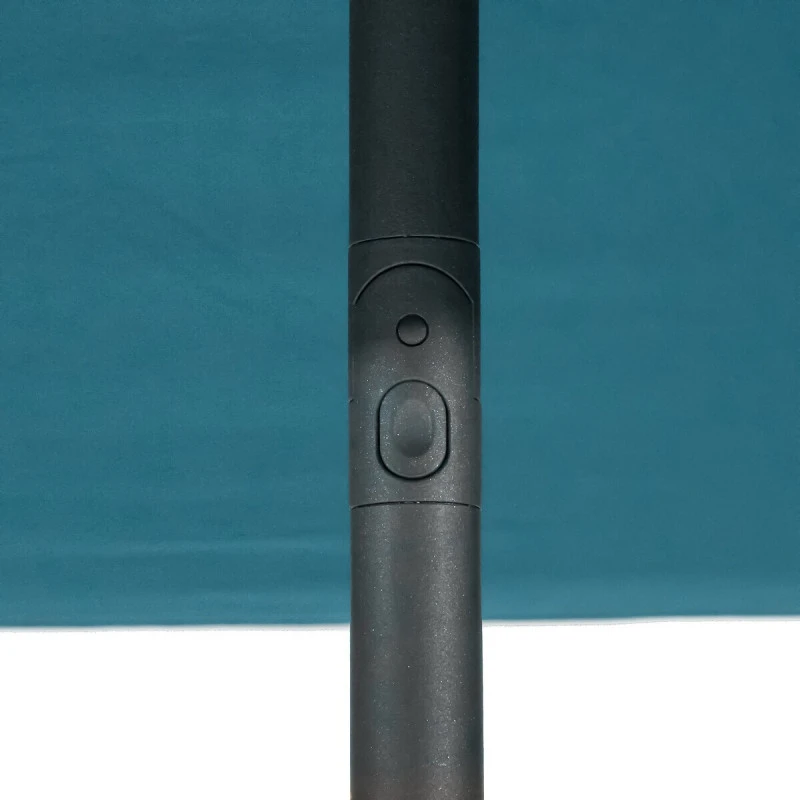 Parasol Droit Carré 2,5x2,5m Soya Bleu Canard Hespéride – Image 4