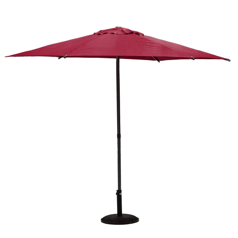 Parasol Droit Rond 2,7m Soya Bordeaux Hespéride – Image 2