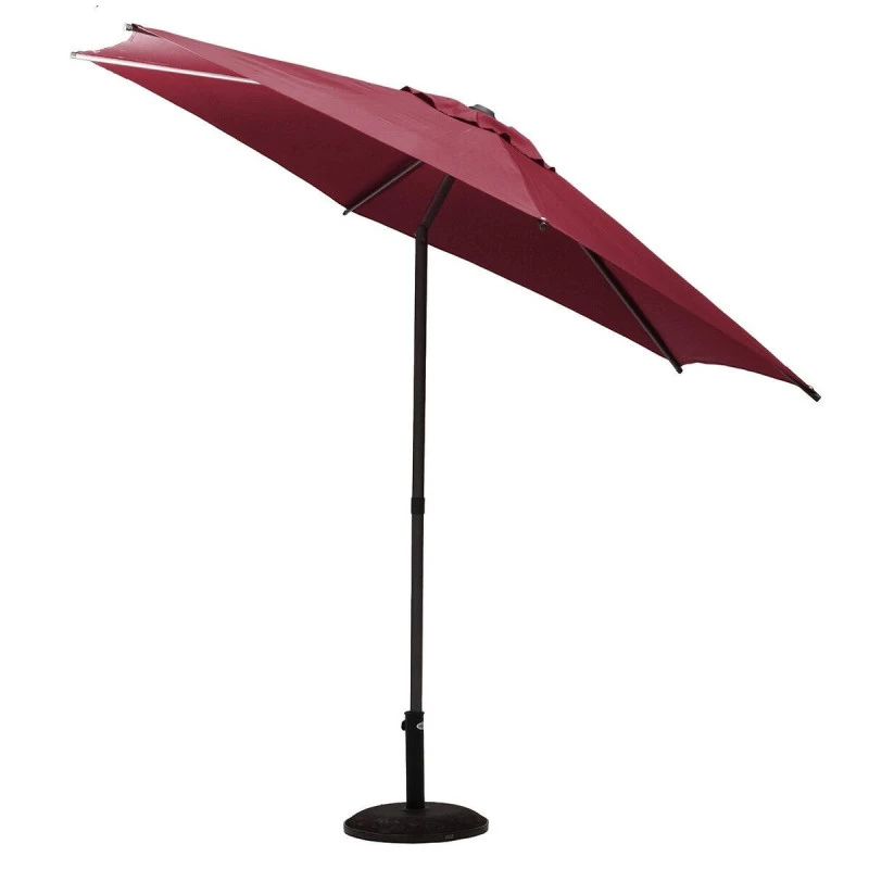 Parasol Droit Rond 2,7m Soya Bordeaux Hespéride – Image 3