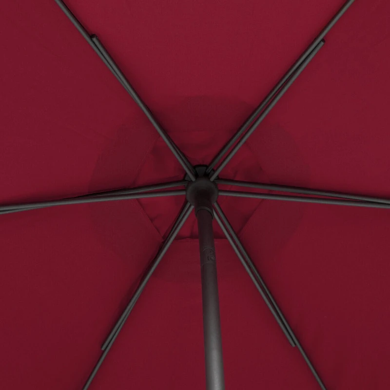 Parasol Droit Rond 2,7m Soya Bordeaux Hespéride – Image 4