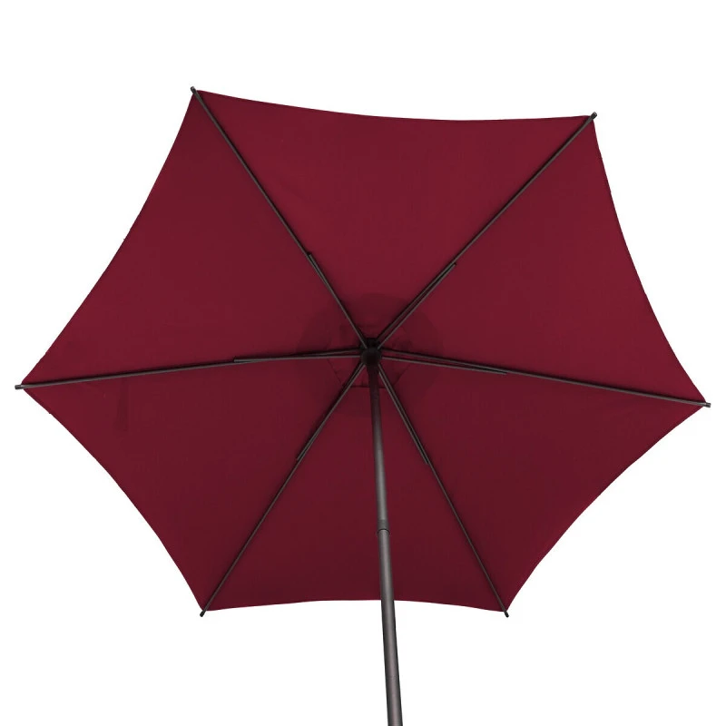 Parasol Droit Rond 2,7m Soya Bordeaux Hespéride – Image 5
