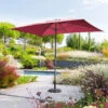 Parasol Mat Central 2x3 M Loompa Bordeaux Hespéride
