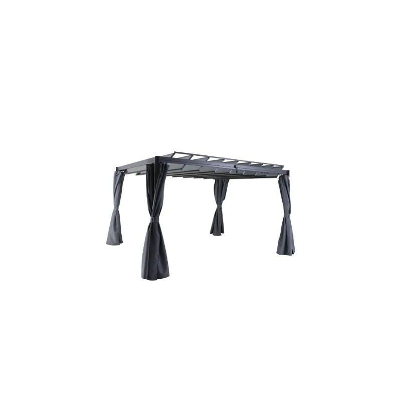 Rideaux Opaques Pour Tonnelle Belize 3,8x3m Hespéride – Image 3