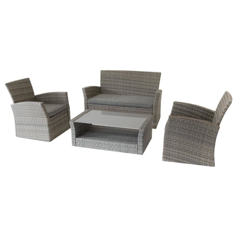 Salon Bora-bora Terre Ombre 4 Places Hespéride – Image 2