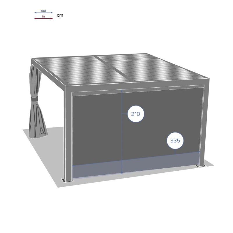 Store Semi-automatique Grand Modèle Pour Tonnelle Majaé Hespéride – Image 2