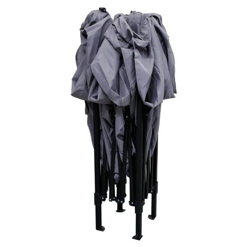 Tonnelle Pliante Carrée Hespéride 3x3m Easy Up Gris Ardoise – Image 4